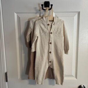 Little Planet Organics and Max Studio Jumpsuits; 3-6m ; 2 spring outfits